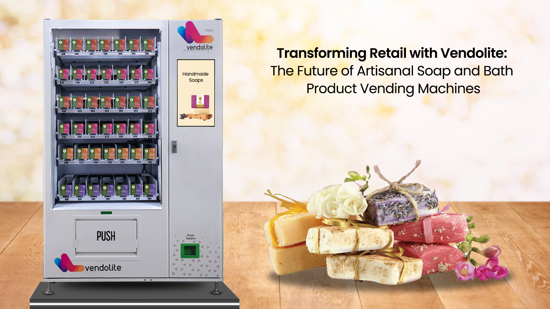Transforming Retail with Vendolite: The Future of Artisanal Soap and Bath Product Vending Machines