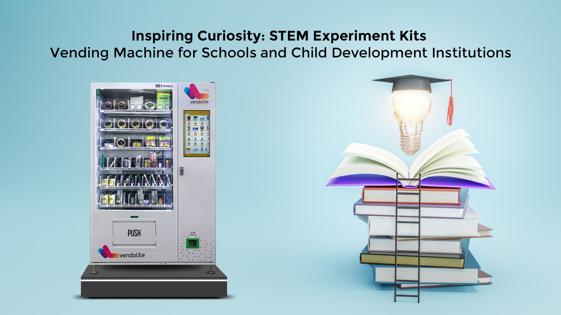 Inspiring Curiosity: STEM Experiment Kits Vending Machine for Schools and Child Development Institutions
