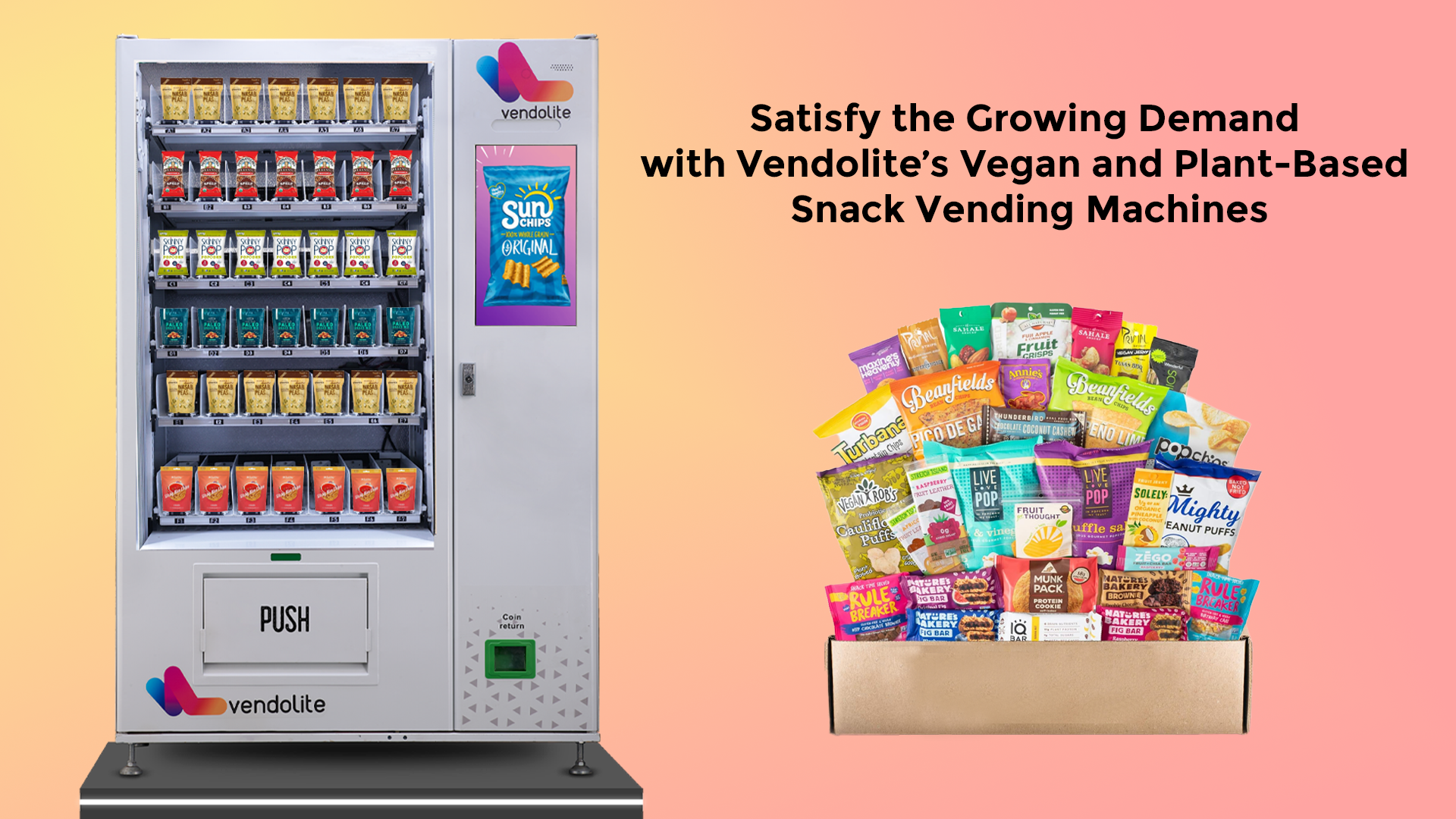 Satisfy the Growing Demand with Vendolite’s Vegan and Plant-Based Snack Vending Machines