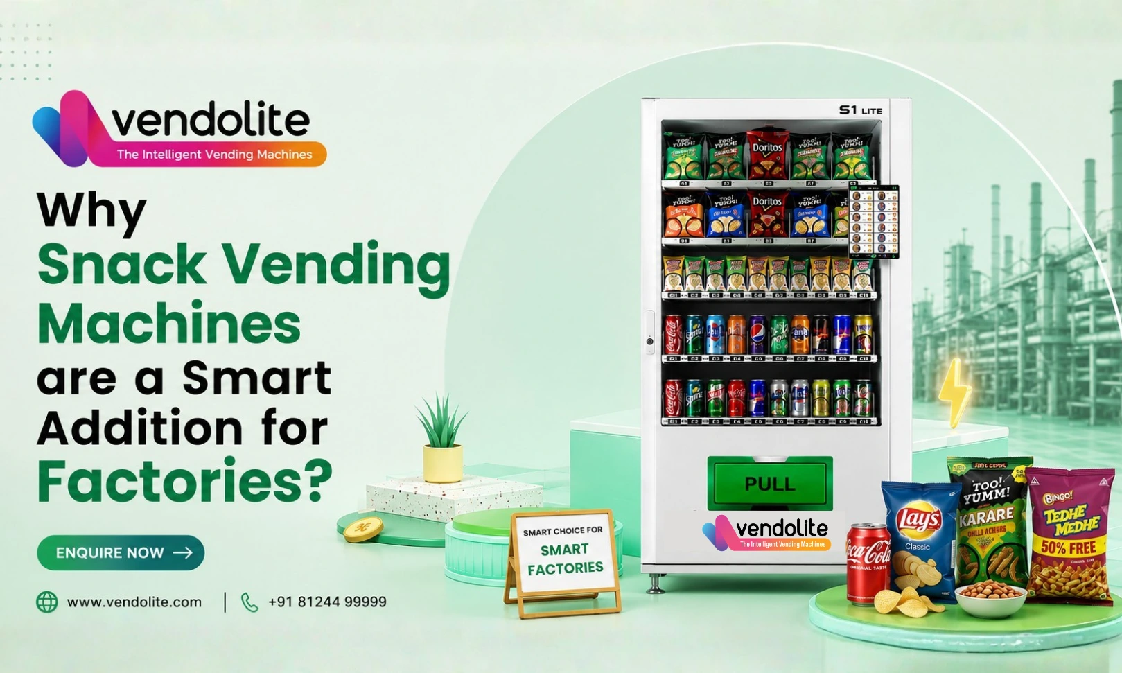 industrial snack vending machine