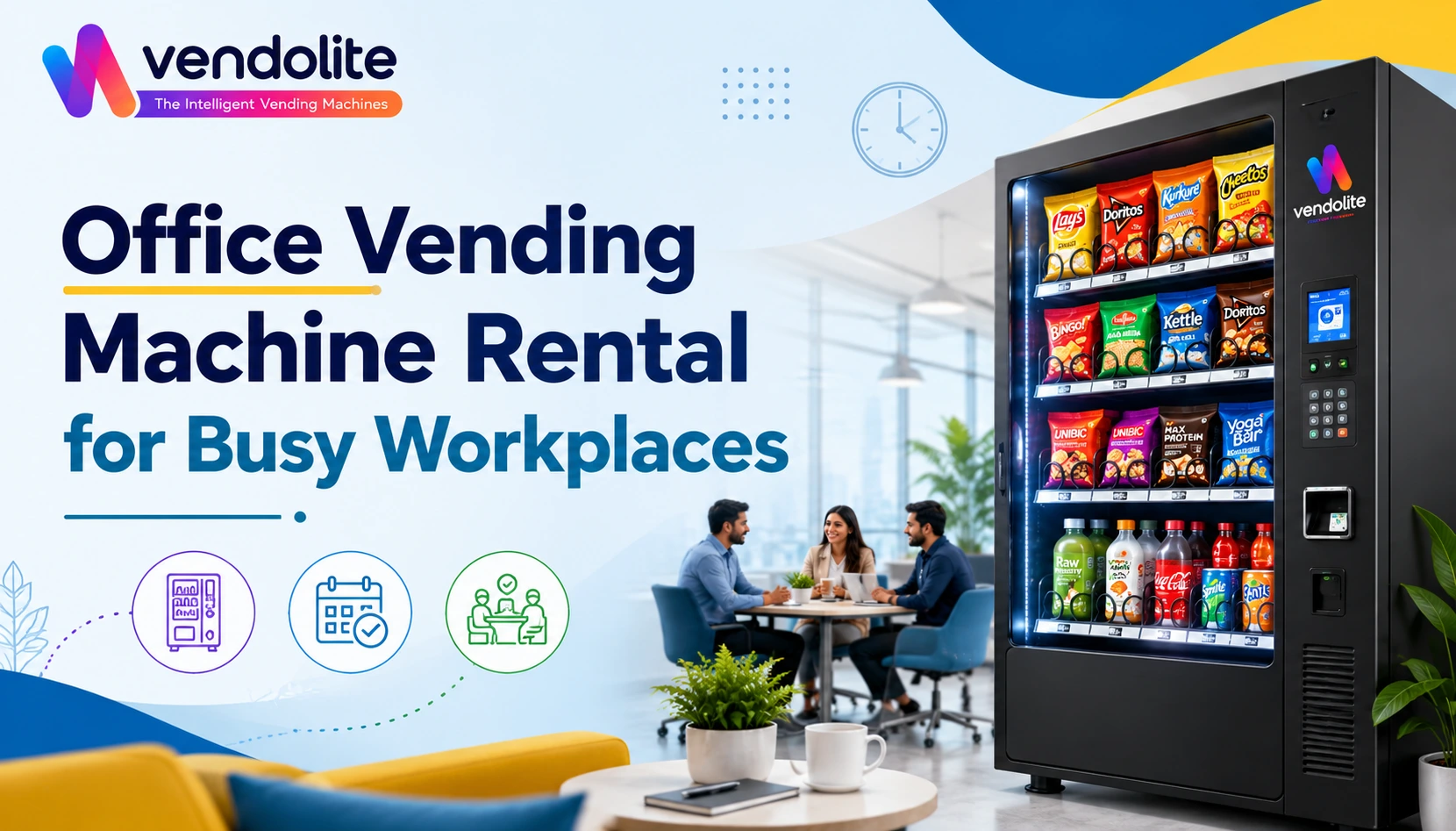 Office Vending Machine Rental for Busy Workplaces